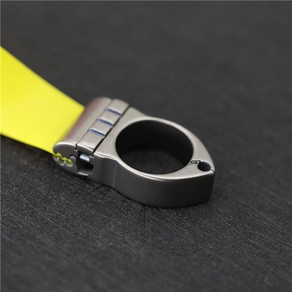 Slingshot UK - Titanium Frameless Ring With Slide-Lock Bands Attaching System
